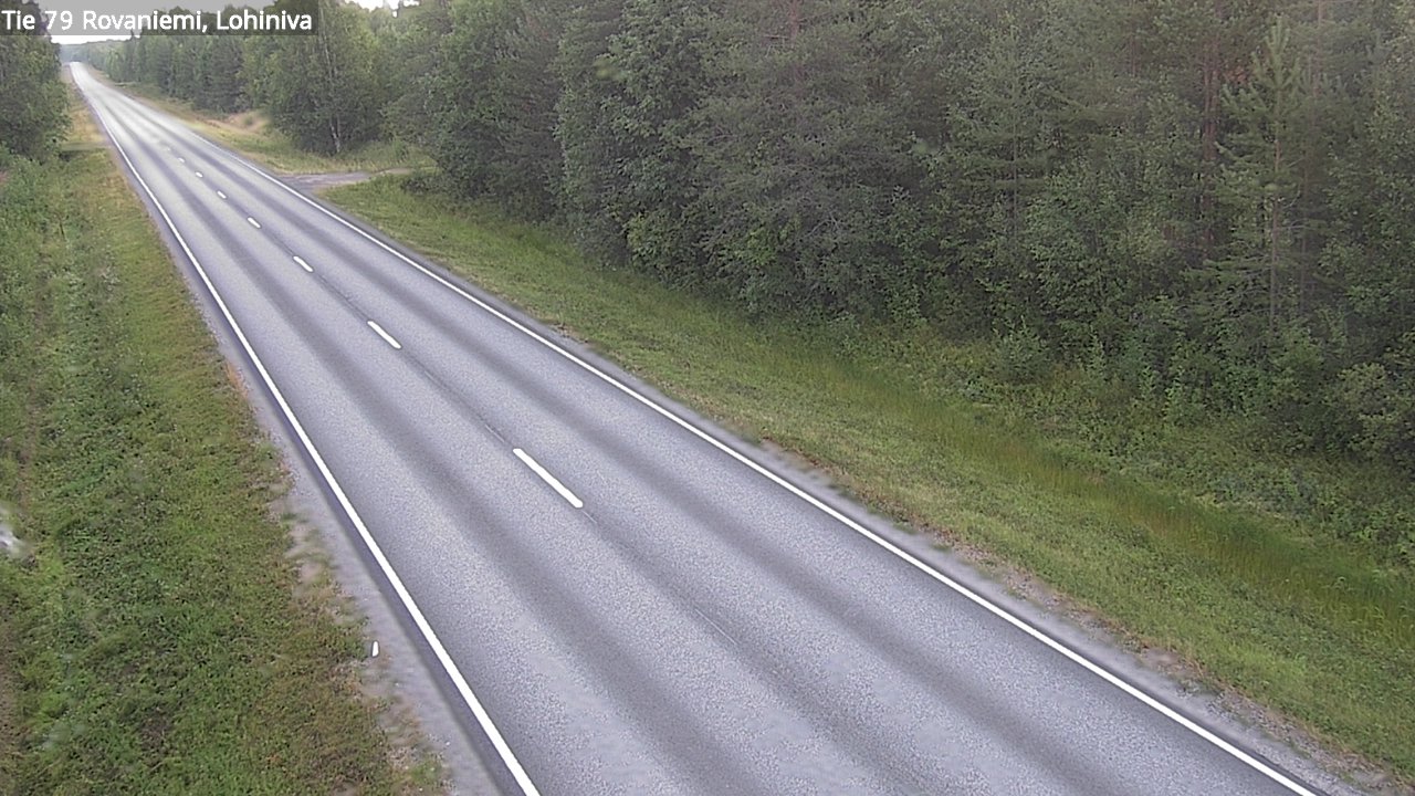 Weather Camera Image Road 79 Rovaniemi Lohiniva, Rovaniemi, Lappi