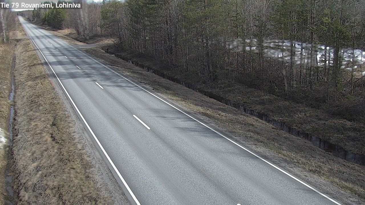 Weather Camera Image Road 79 Rovaniemi Lohiniva, Rovaniemi, Lappi