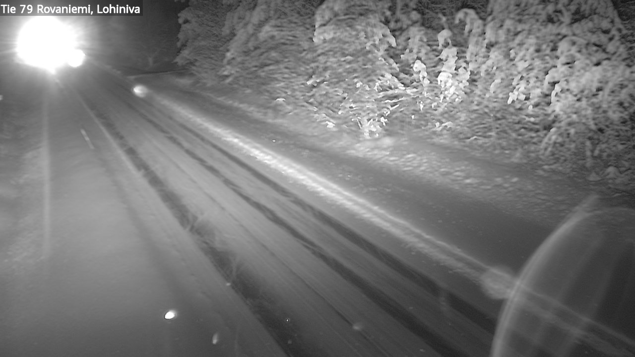 Weather Camera Image Road 79 Rovaniemi Lohiniva, Rovaniemi, Lappi