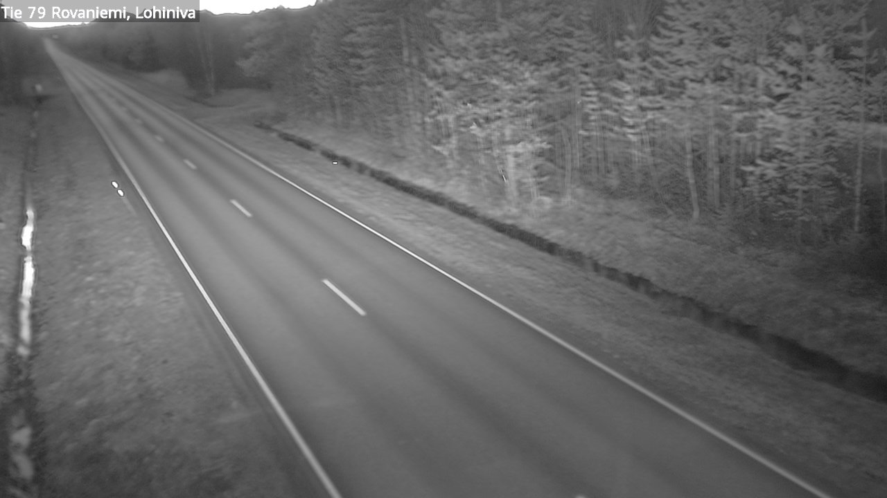 Weather Camera Image Road 79 Rovaniemi Lohiniva, Rovaniemi, Lappi