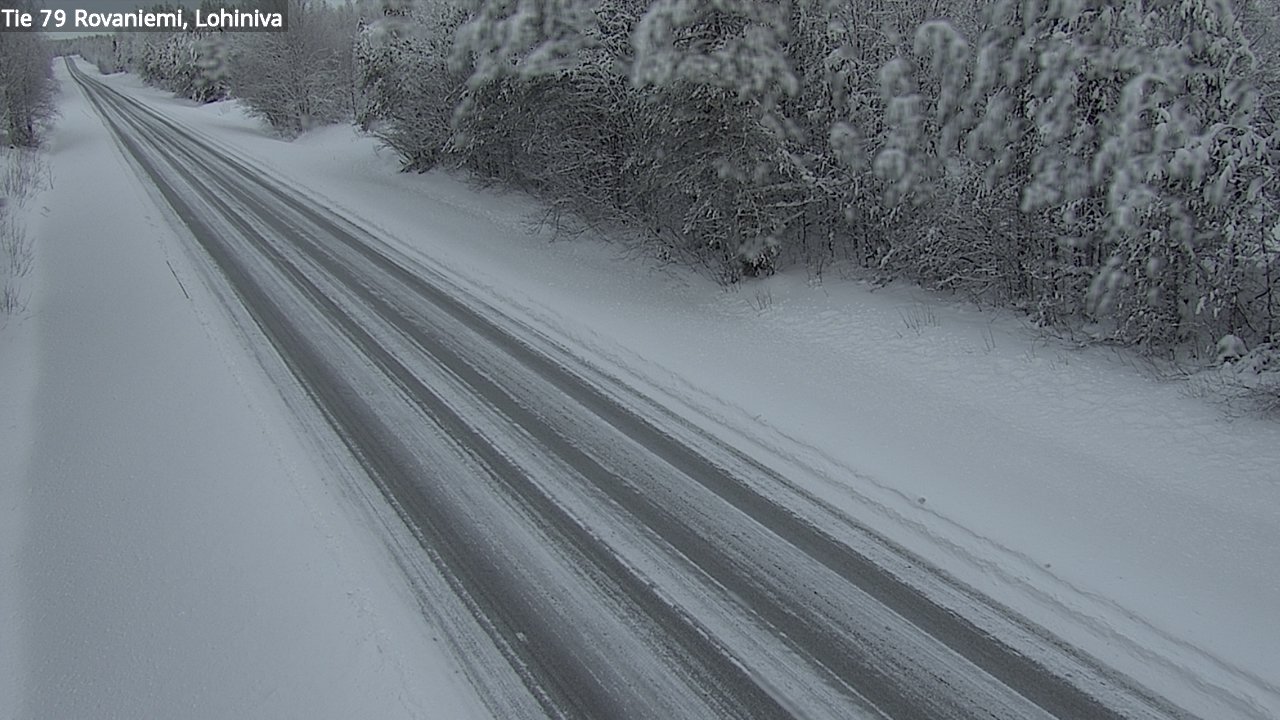 Weather Camera Image Road 79 Rovaniemi Lohiniva, Rovaniemi, Lappi