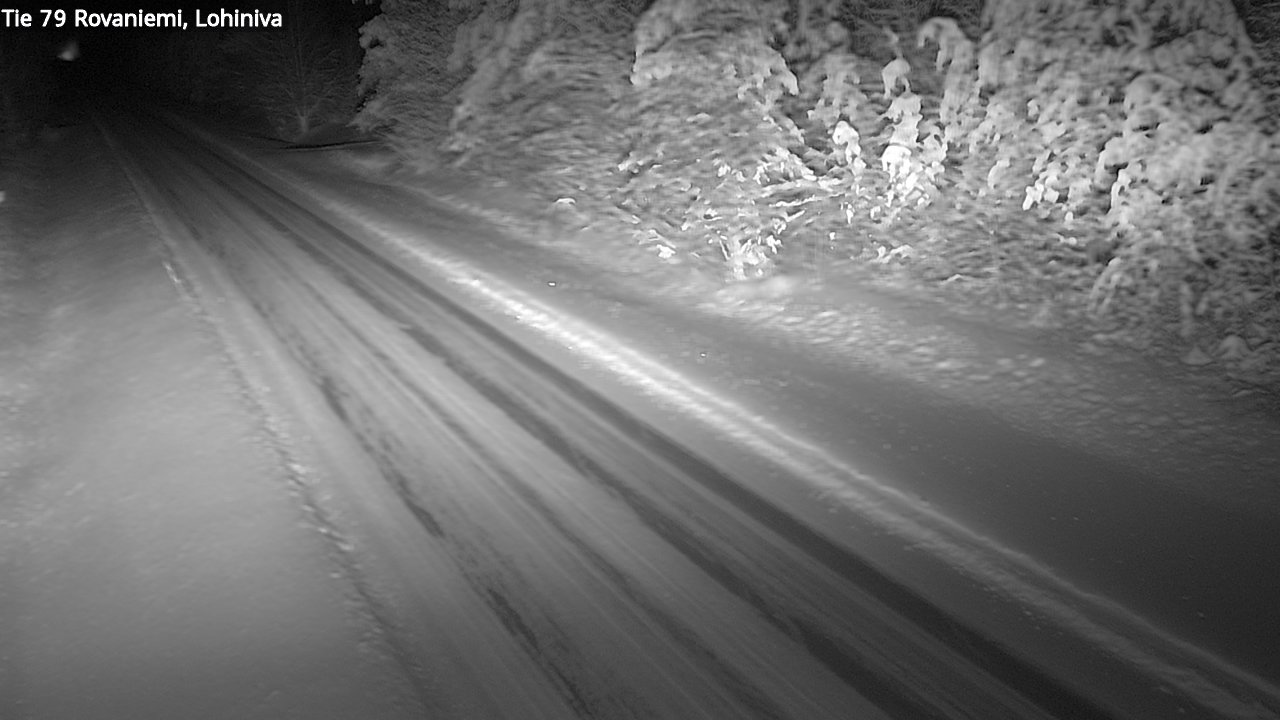 Weather Camera Image Road 79 Rovaniemi Lohiniva, Rovaniemi, Lappi