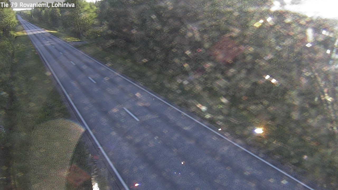 Weather Camera Image Väg 79 Rovaniemi Lohiniva, Rovaniemi, Lappi