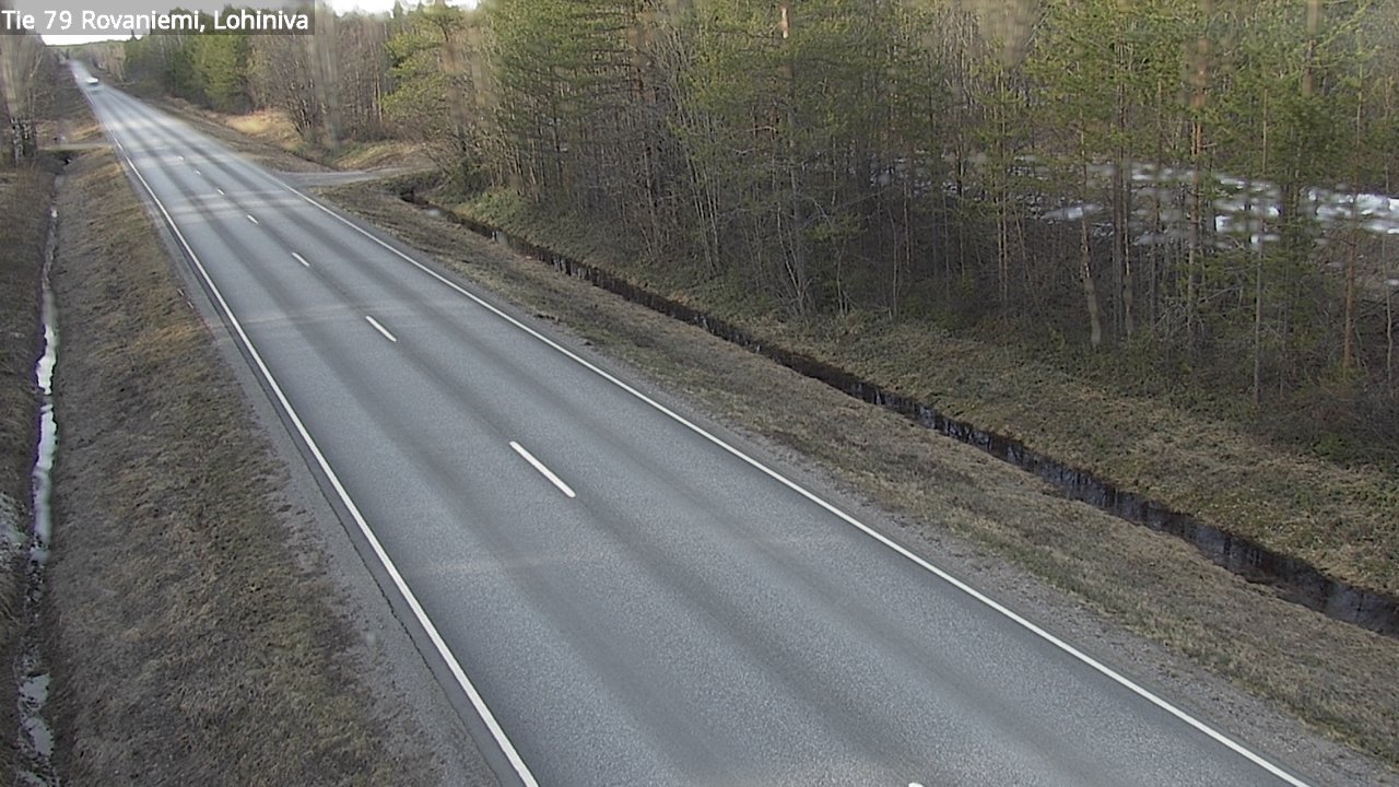 Weather Camera Image Road 79 Rovaniemi Lohiniva, Rovaniemi, Lappi