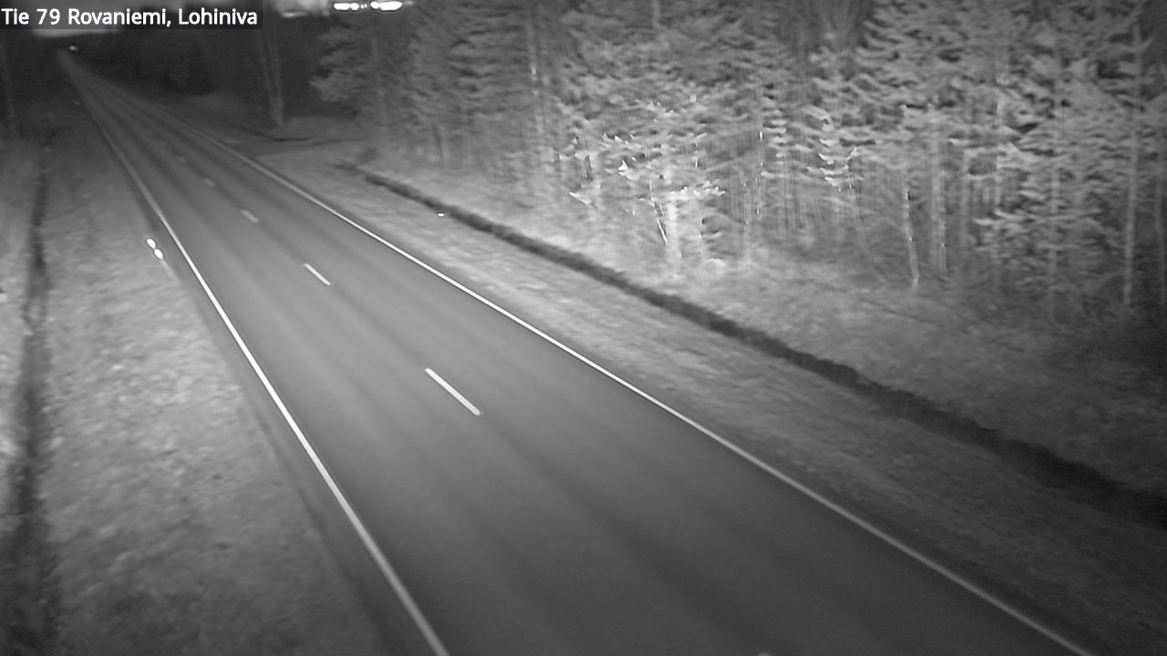 Weather Camera Image Road 79 Rovaniemi Lohiniva, Rovaniemi, Lappi