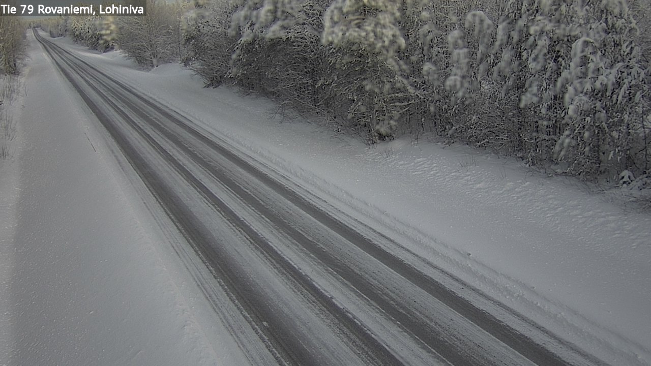 Weather Camera Image Road 79 Rovaniemi Lohiniva, Rovaniemi, Lappi