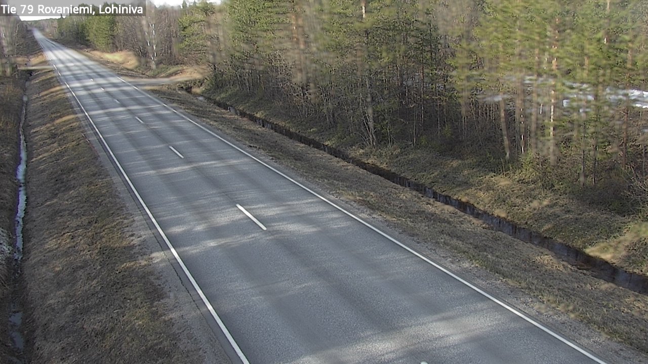 Weather Camera Image Road 79 Rovaniemi Lohiniva, Rovaniemi, Lappi