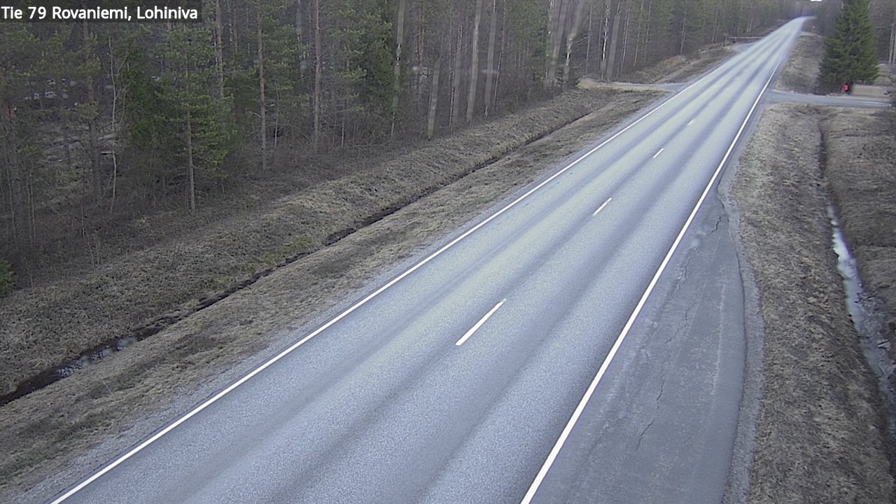 Weather Camera Image Road 79 Rovaniemi Lohiniva, Rovaniemi, Lappi