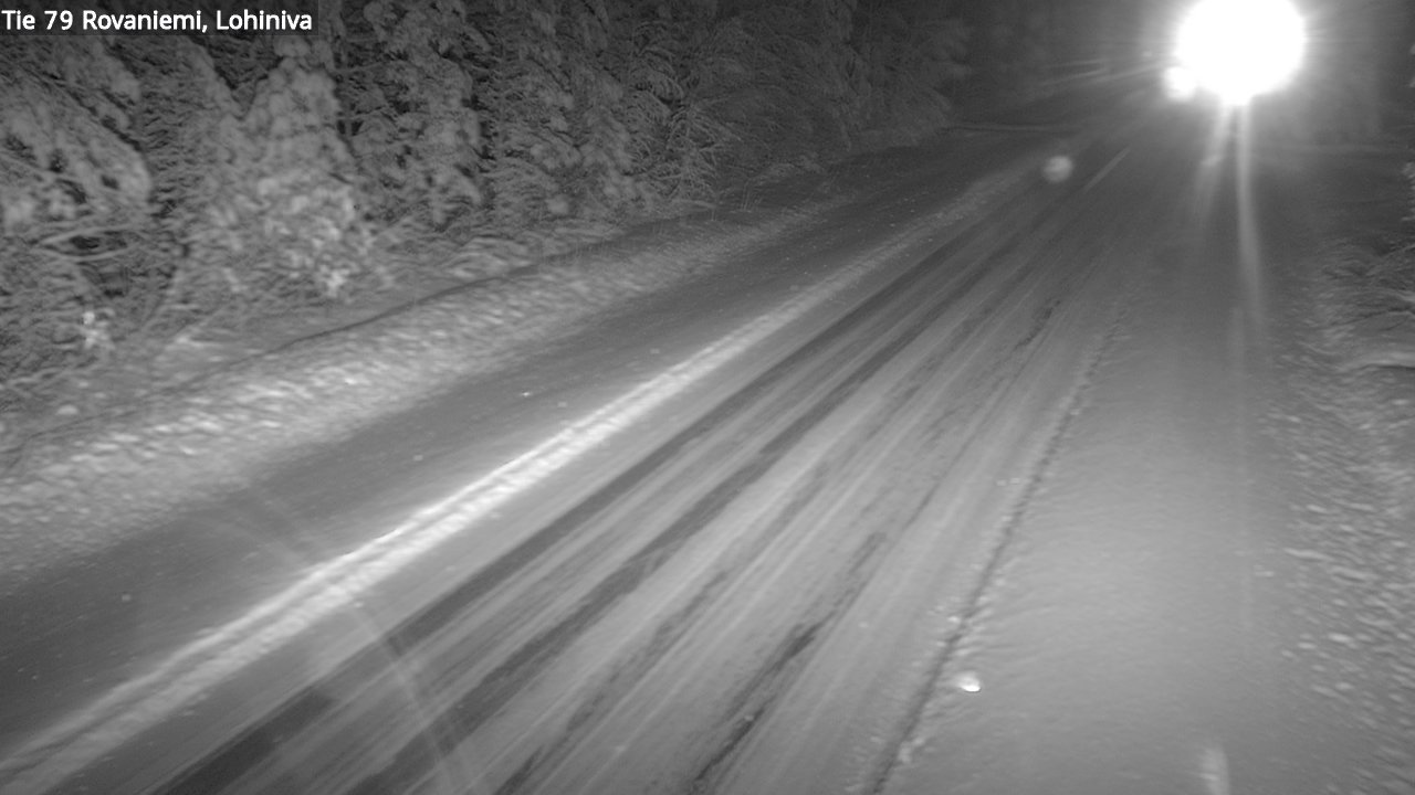 Weather Camera Image Road 79 Rovaniemi Lohiniva, Rovaniemi, Lappi