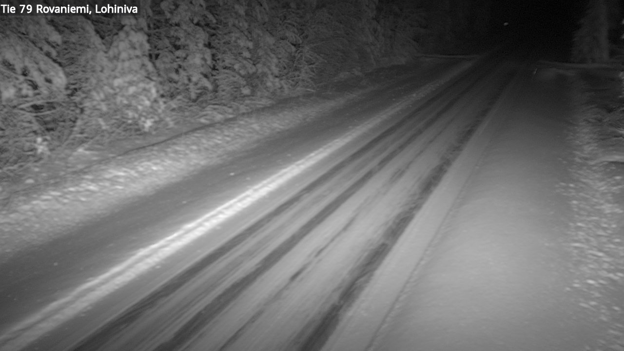 Weather Camera Image Road 79 Rovaniemi Lohiniva, Rovaniemi, Lappi