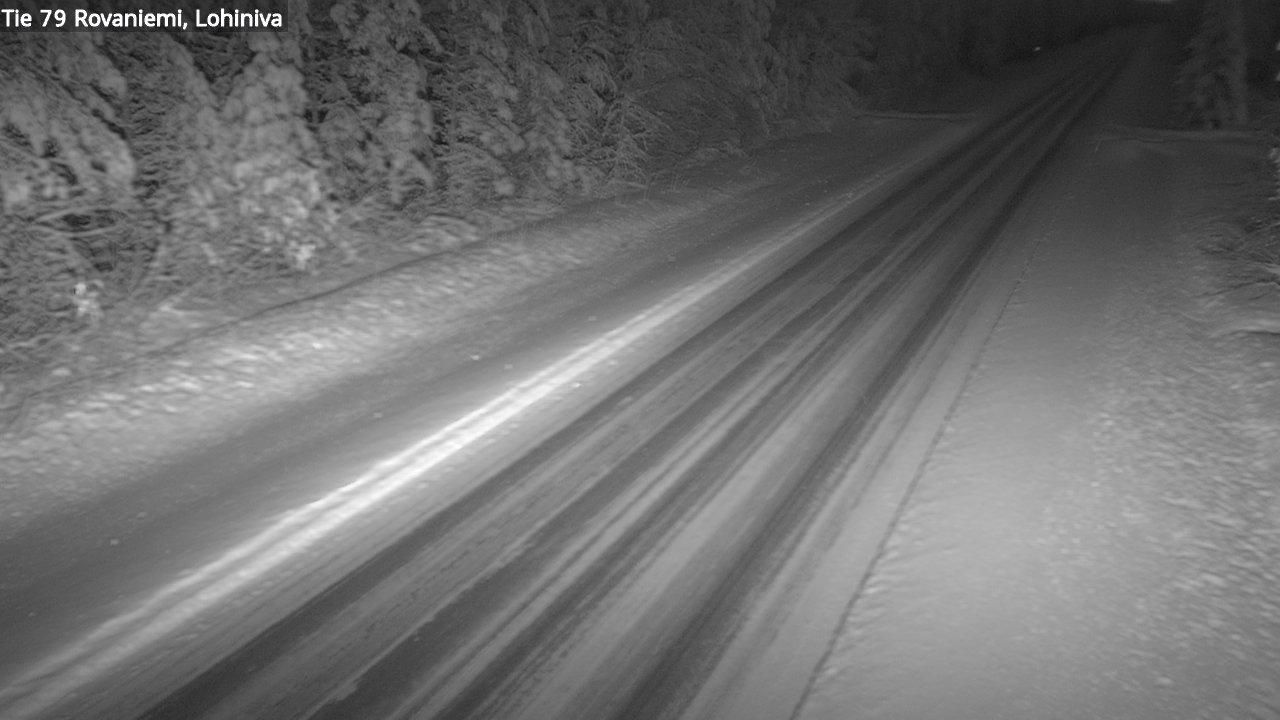 Weather Camera Image Road 79 Rovaniemi Lohiniva, Rovaniemi, Lappi