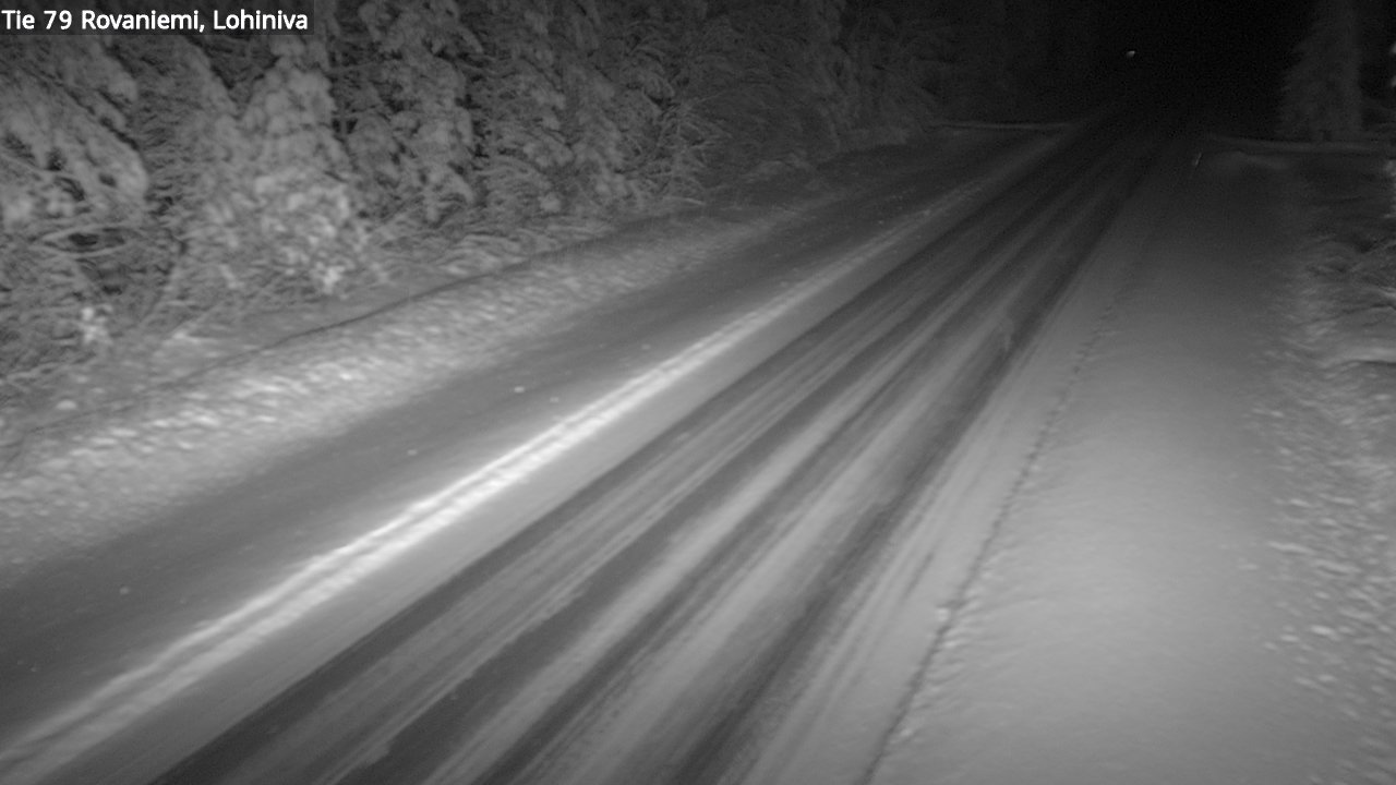 Weather Camera Image Road 79 Rovaniemi Lohiniva, Rovaniemi, Lappi