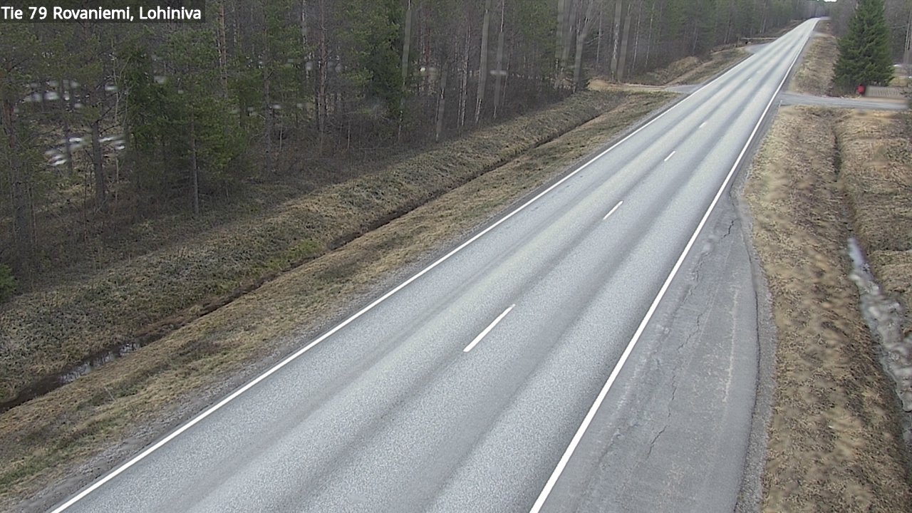 Weather Camera Image Road 79 Rovaniemi Lohiniva, Rovaniemi, Lappi