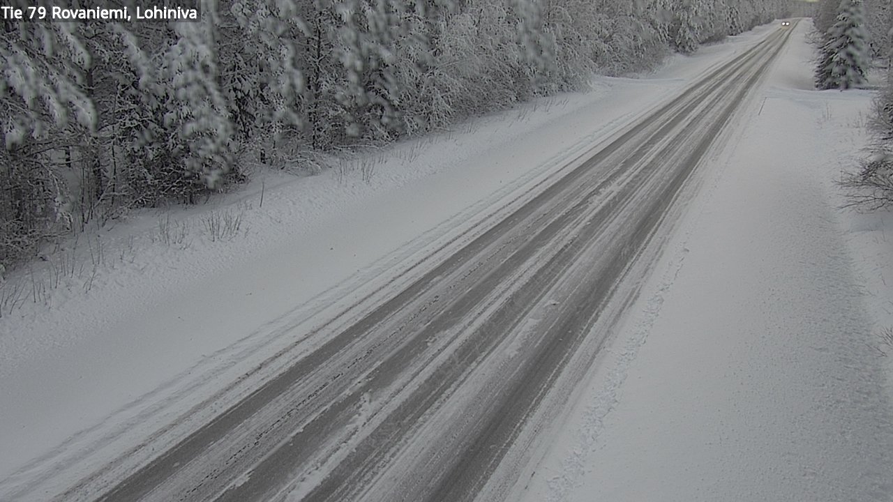 Weather Camera Image Road 79 Rovaniemi Lohiniva, Rovaniemi, Lappi