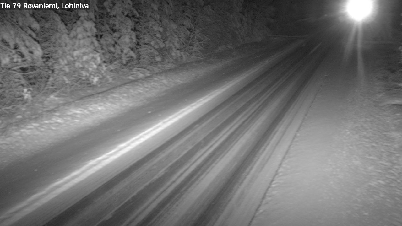 Weather Camera Image Road 79 Rovaniemi Lohiniva, Rovaniemi, Lappi