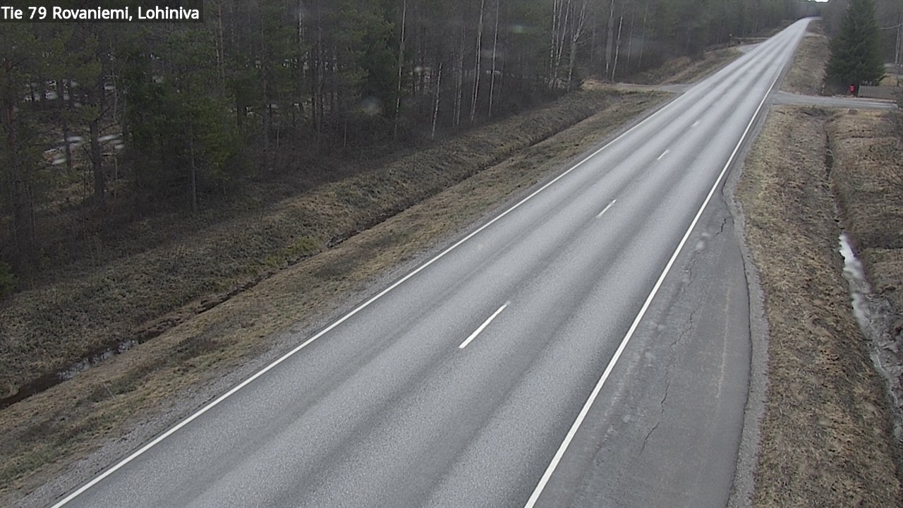 Weather Camera Image Road 79 Rovaniemi Lohiniva, Rovaniemi, Lappi