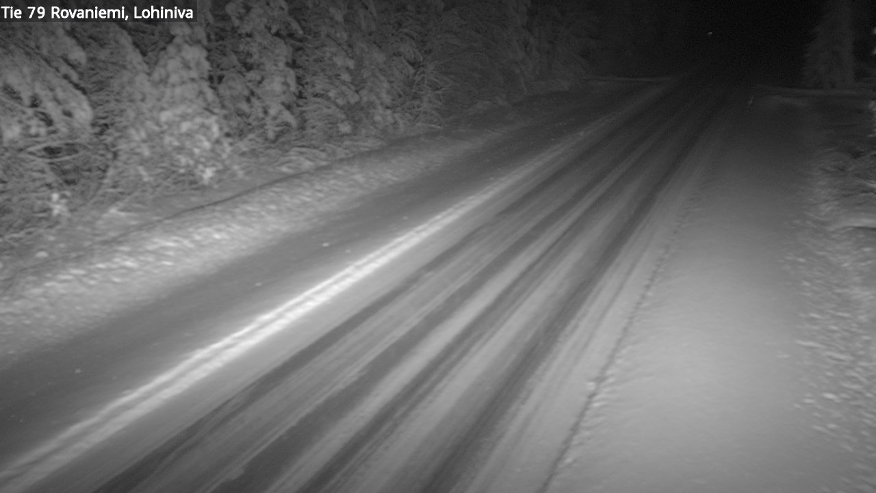 Weather Camera Image Road 79 Rovaniemi Lohiniva, Rovaniemi, Lappi