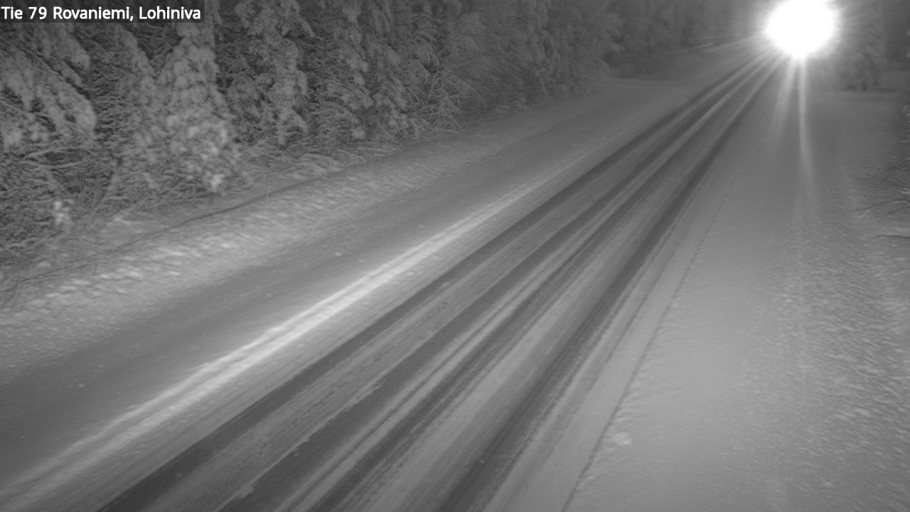 Weather Camera Image Road 79 Rovaniemi Lohiniva, Rovaniemi, Lappi