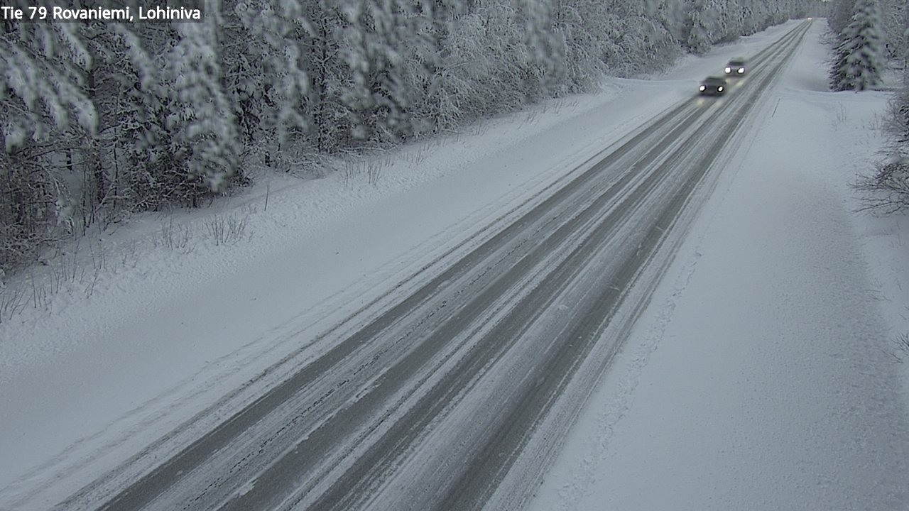 Weather Camera Image Road 79 Rovaniemi Lohiniva, Rovaniemi, Lappi