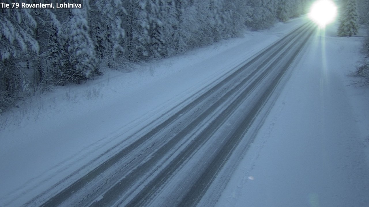 Weather Camera Image Road 79 Rovaniemi Lohiniva, Rovaniemi, Lappi