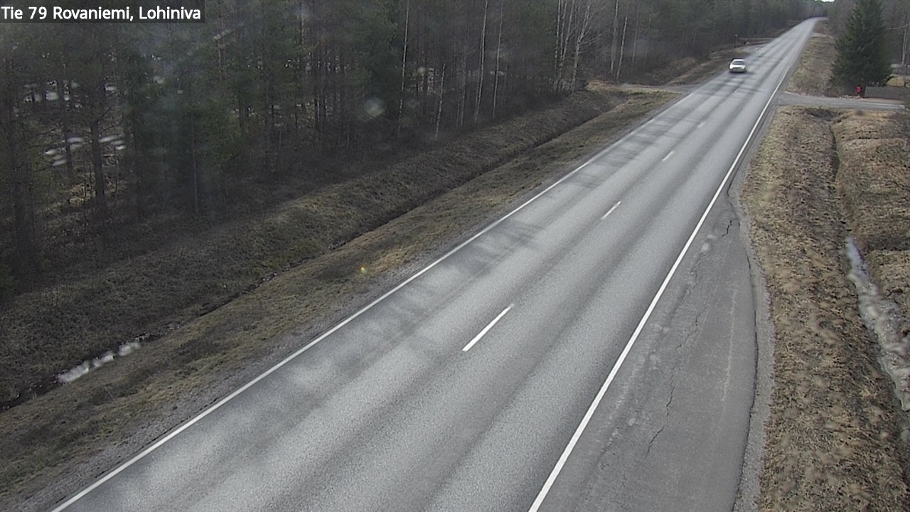 Weather Camera Image Road 79 Rovaniemi Lohiniva, Rovaniemi, Lappi
