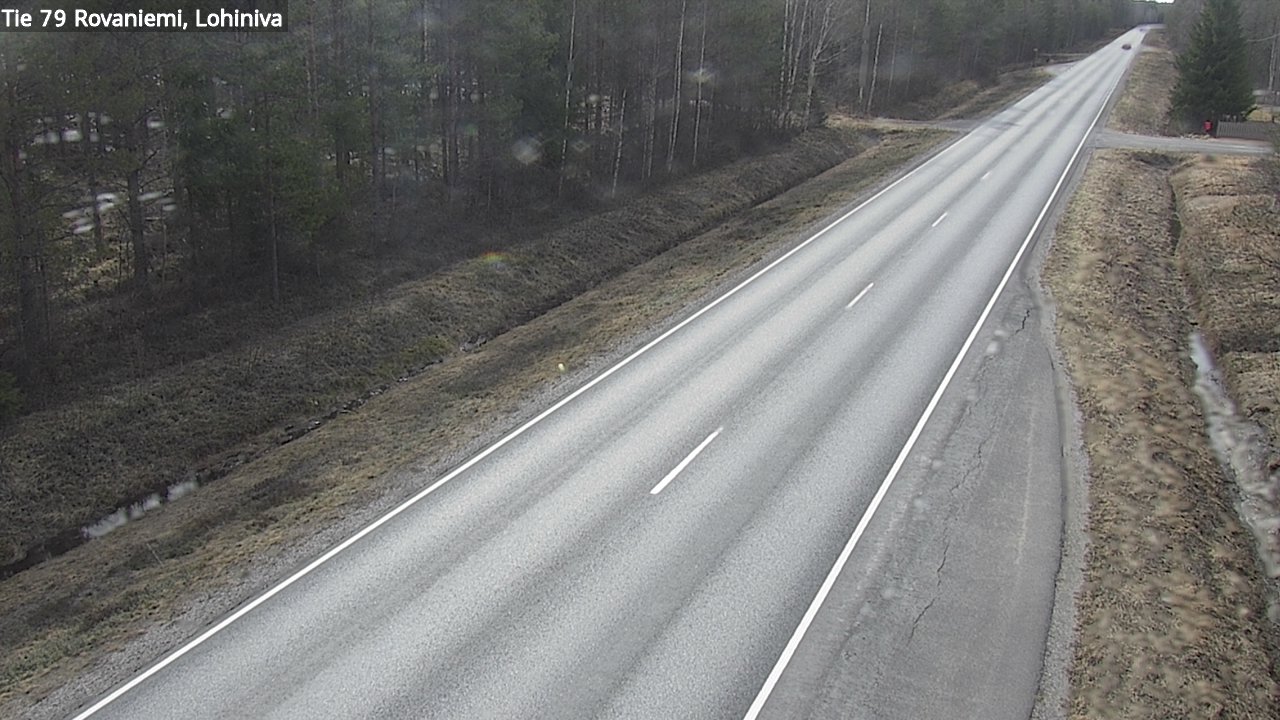 Weather Camera Image Road 79 Rovaniemi Lohiniva, Rovaniemi, Lappi