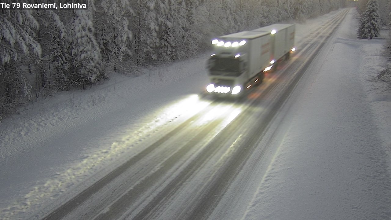 Weather Camera Image Road 79 Rovaniemi Lohiniva, Rovaniemi, Lappi