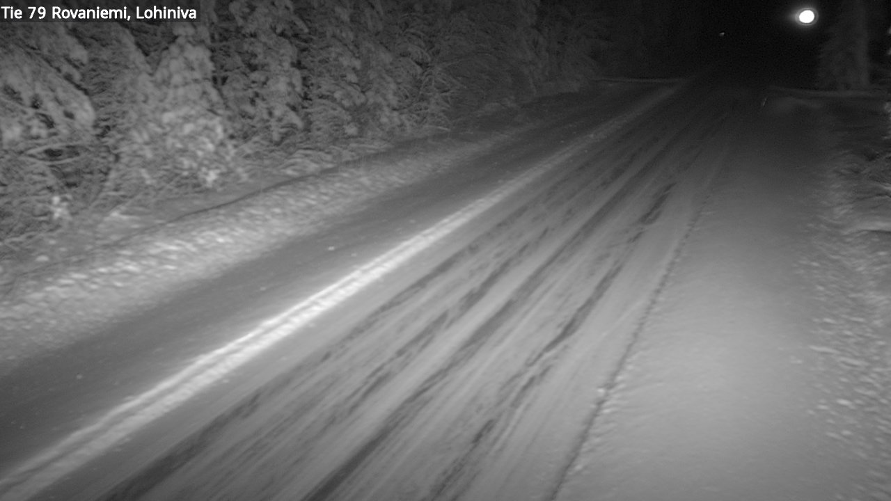 Weather Camera Image Road 79 Rovaniemi Lohiniva, Rovaniemi, Lappi