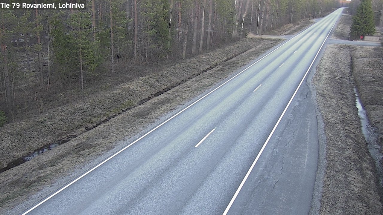 Weather Camera Image Road 79 Rovaniemi Lohiniva, Rovaniemi, Lappi