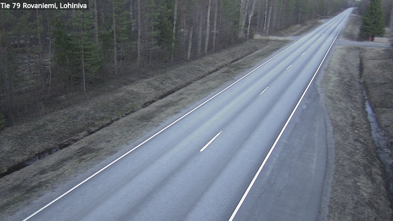 Weather Camera Image Road 79 Rovaniemi Lohiniva, Rovaniemi, Lappi