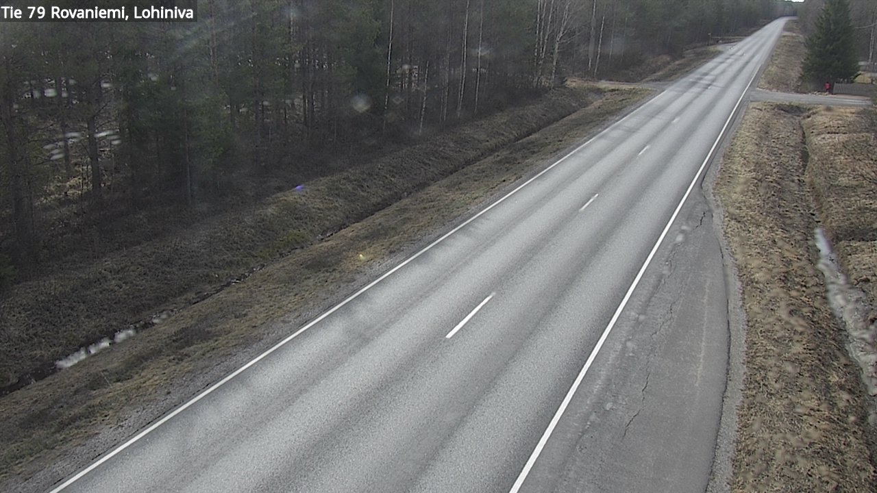 Weather Camera Image Road 79 Rovaniemi Lohiniva, Rovaniemi, Lappi