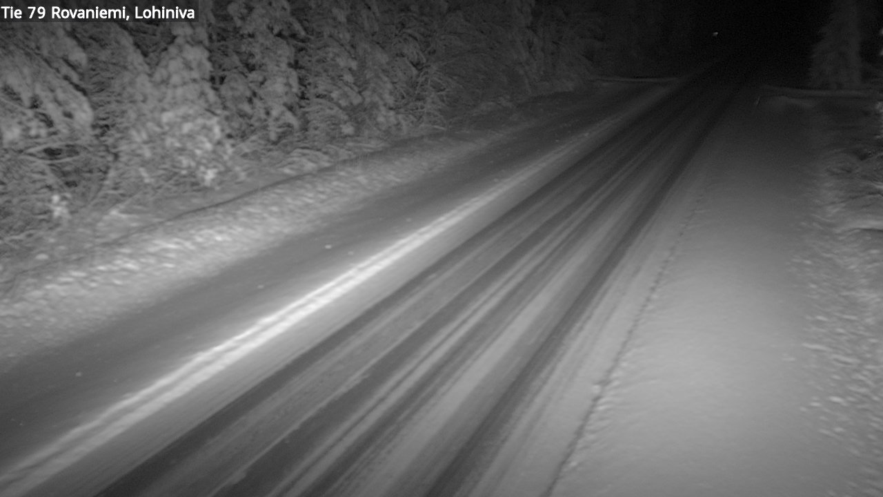 Weather Camera Image Road 79 Rovaniemi Lohiniva, Rovaniemi, Lappi