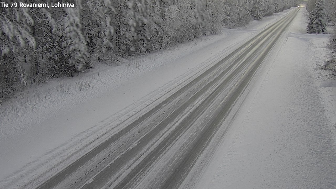 Weather Camera Image Road 79 Rovaniemi Lohiniva, Rovaniemi, Lappi