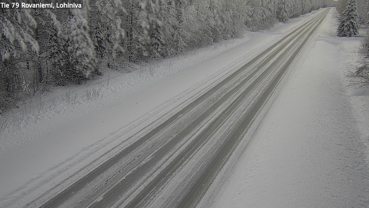 Weather Camera Image Road 79 Rovaniemi Lohiniva, Rovaniemi, Lappi