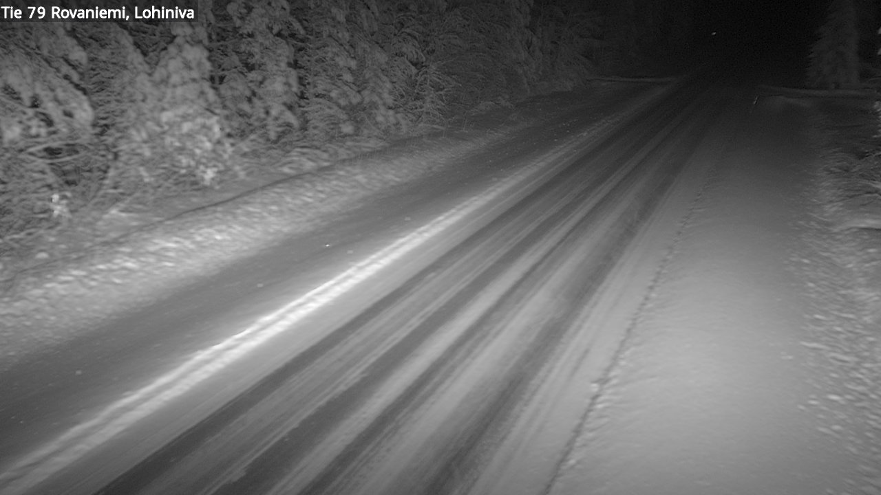 Weather Camera Image Road 79 Rovaniemi Lohiniva, Rovaniemi, Lappi