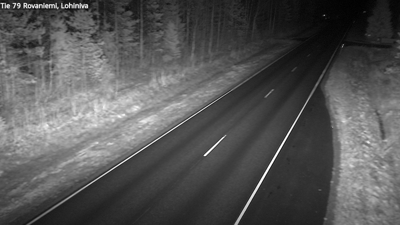 Weather Camera Image Road 79 Rovaniemi Lohiniva, Rovaniemi, Lappi