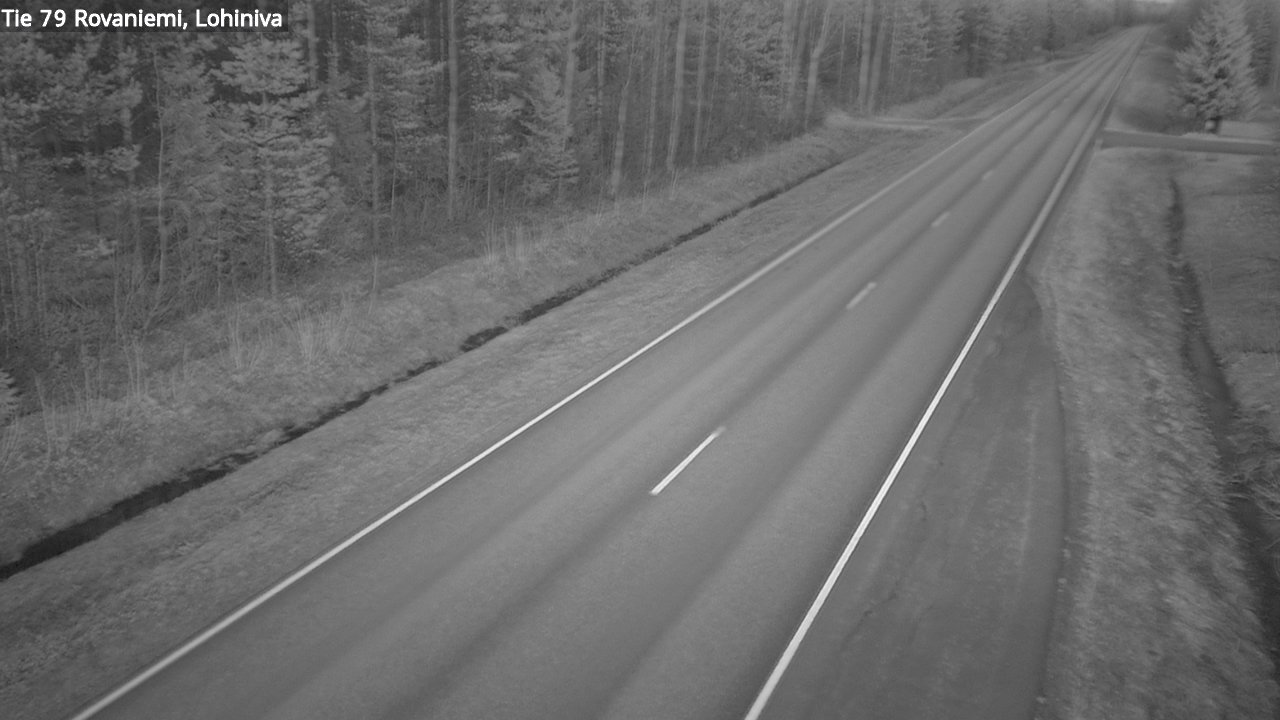 Weather Camera Image Road 79 Rovaniemi Lohiniva, Rovaniemi, Lappi
