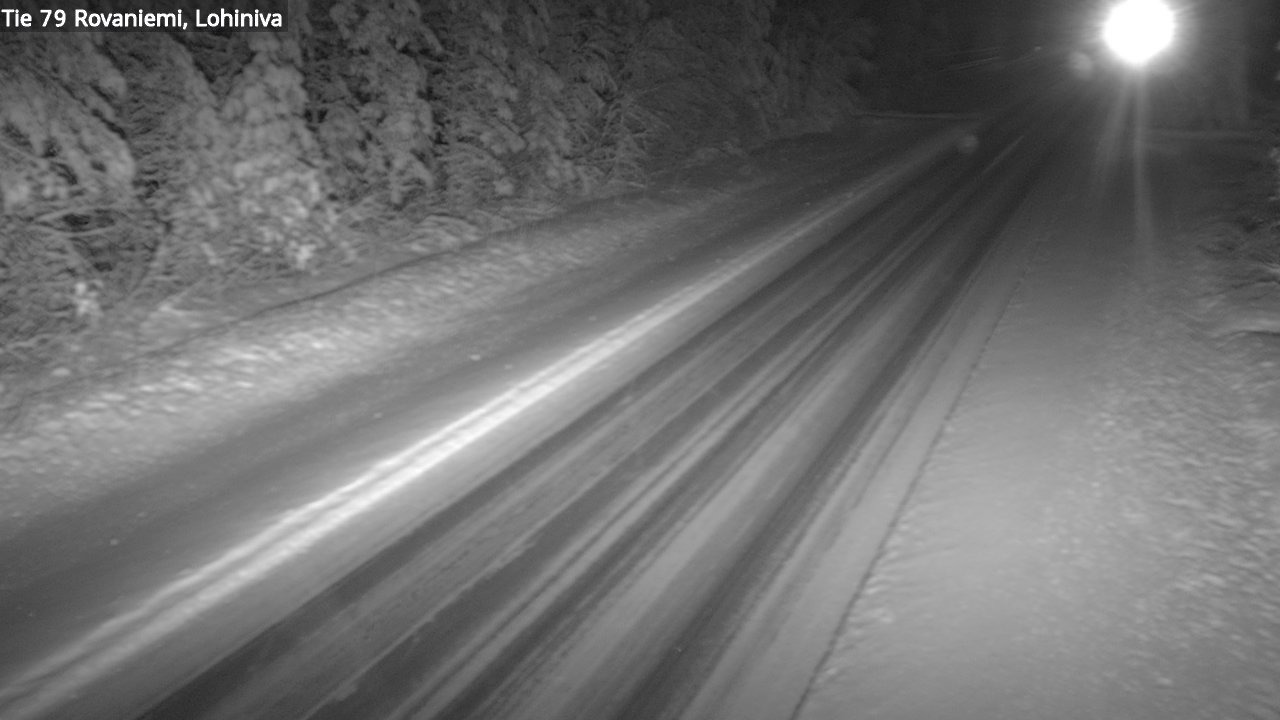 Weather Camera Image Road 79 Rovaniemi Lohiniva, Rovaniemi, Lappi