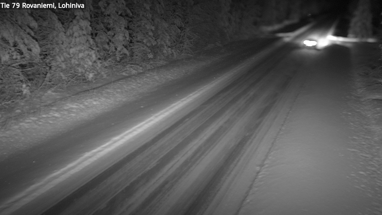 Weather Camera Image Road 79 Rovaniemi Lohiniva, Rovaniemi, Lappi