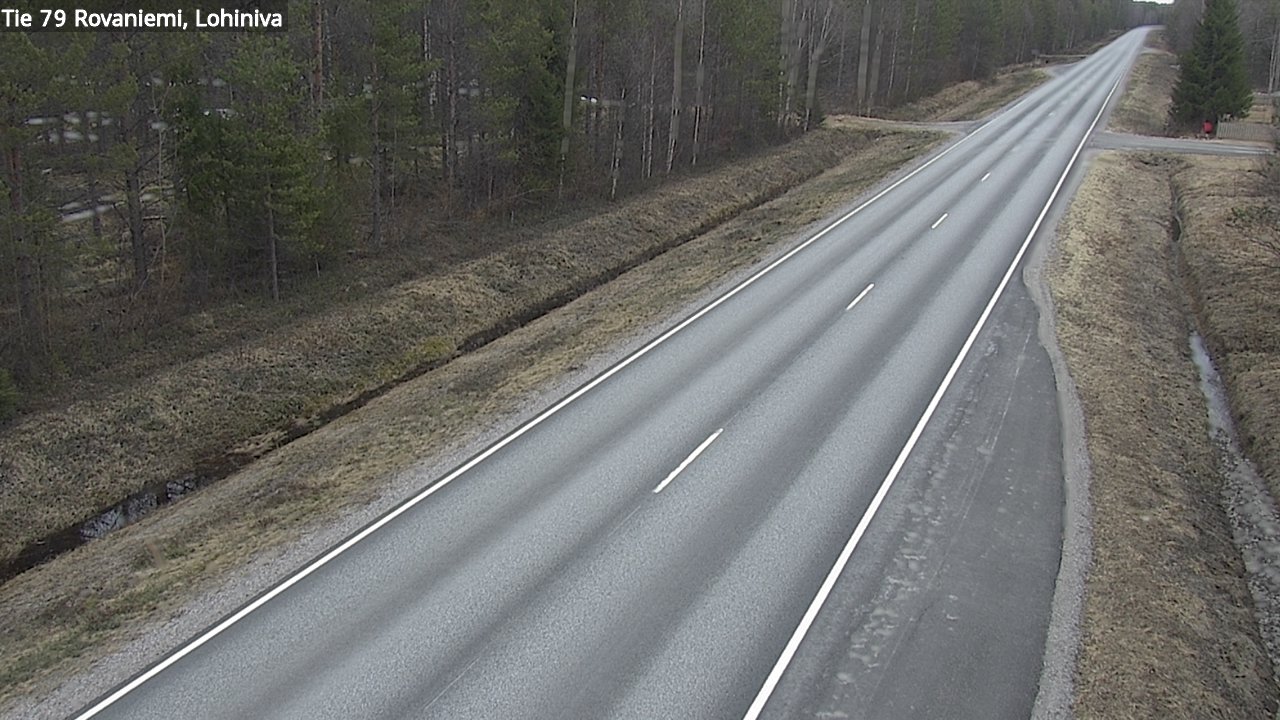 Weather Camera Image Road 79 Rovaniemi Lohiniva, Rovaniemi, Lappi