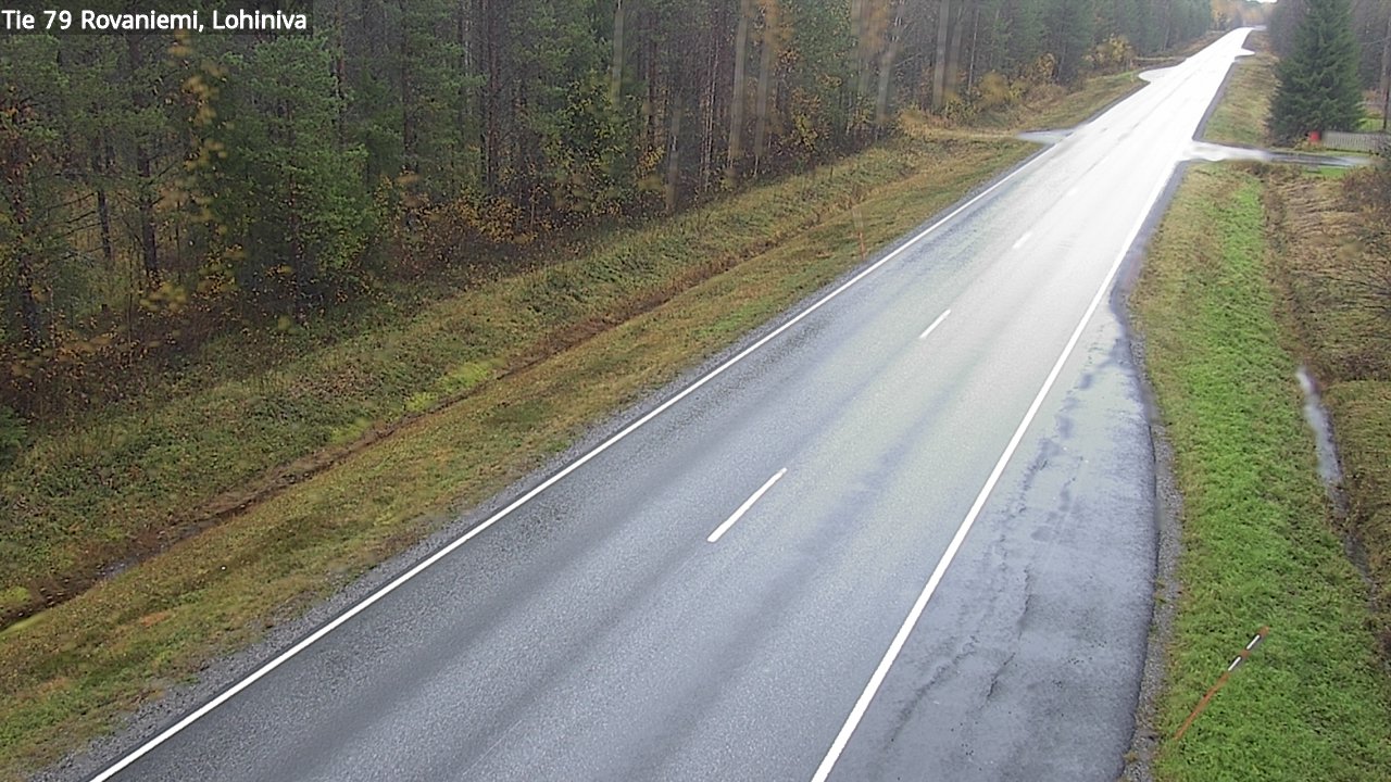 Weather Camera Image Road 79 Rovaniemi Lohiniva, Rovaniemi, Lappi