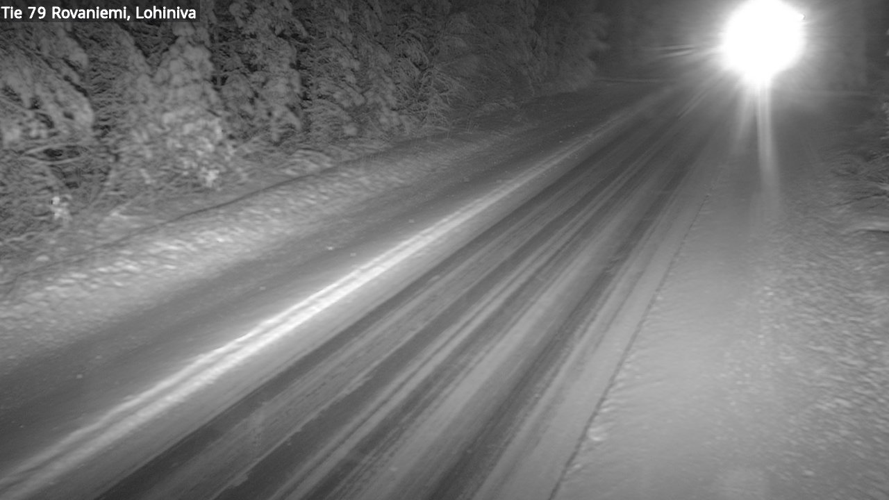 Weather Camera Image Road 79 Rovaniemi Lohiniva, Rovaniemi, Lappi