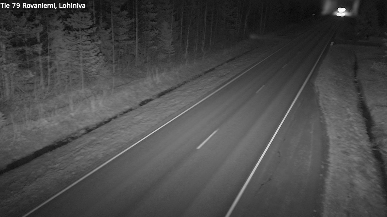Weather Camera Image Väg 79 Rovaniemi Lohiniva, Rovaniemi, Lappi