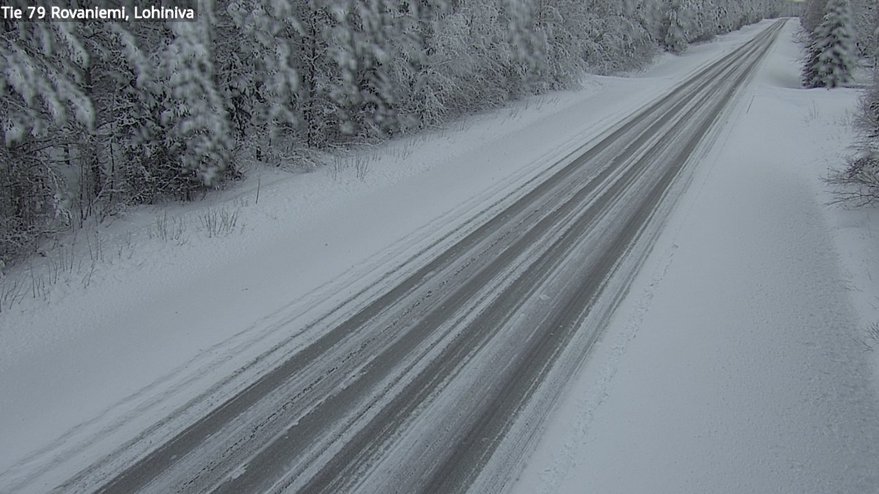 Weather Camera Image Road 79 Rovaniemi Lohiniva, Rovaniemi, Lappi