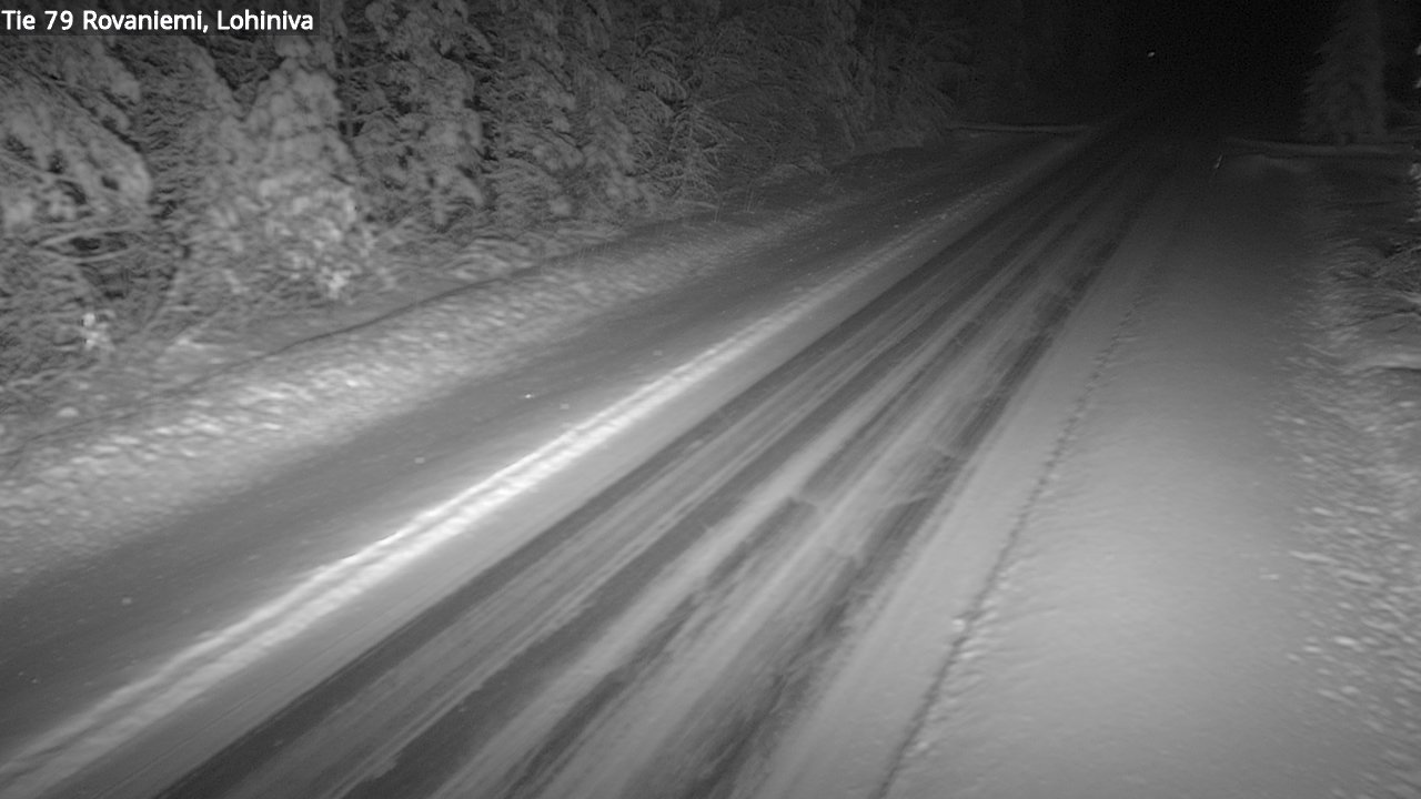 Weather Camera Image Road 79 Rovaniemi Lohiniva, Rovaniemi, Lappi