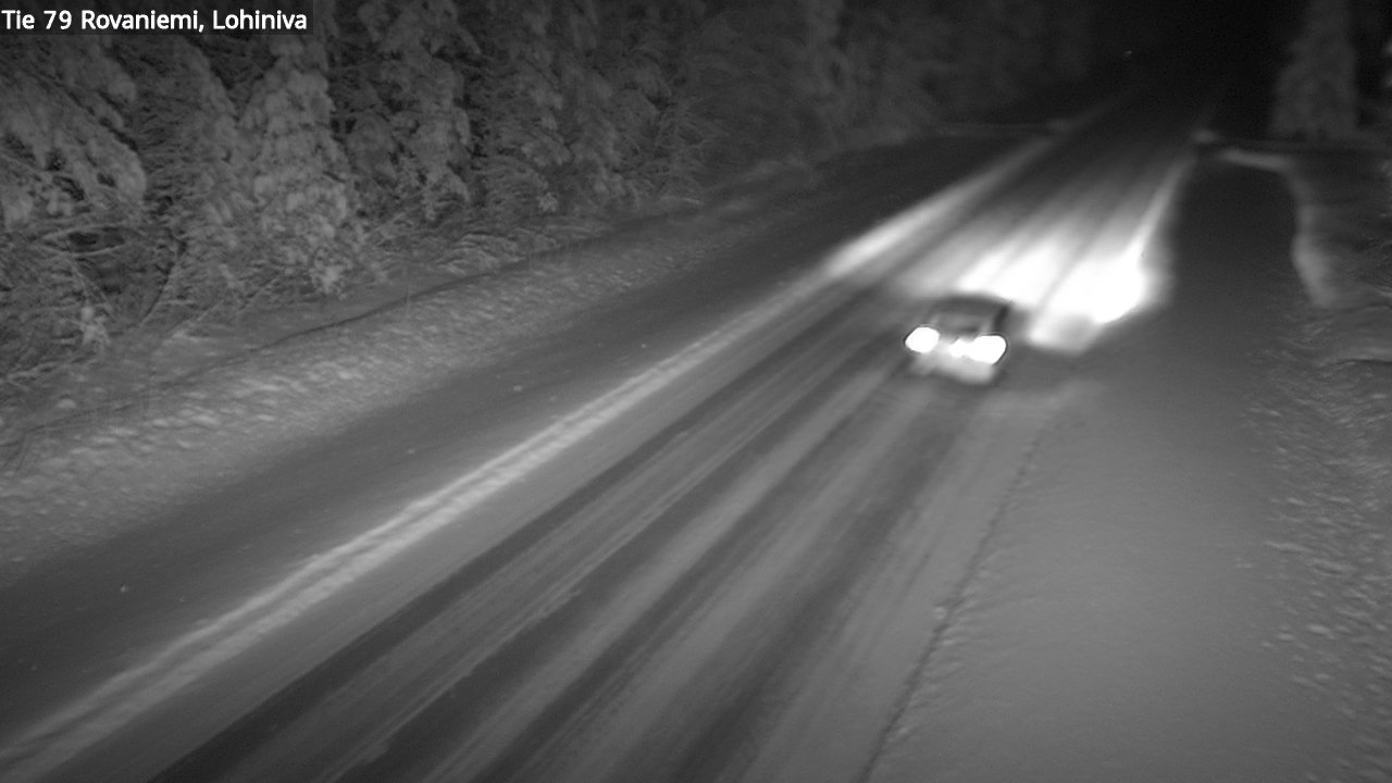 Weather Camera Image Road 79 Rovaniemi Lohiniva, Rovaniemi, Lappi