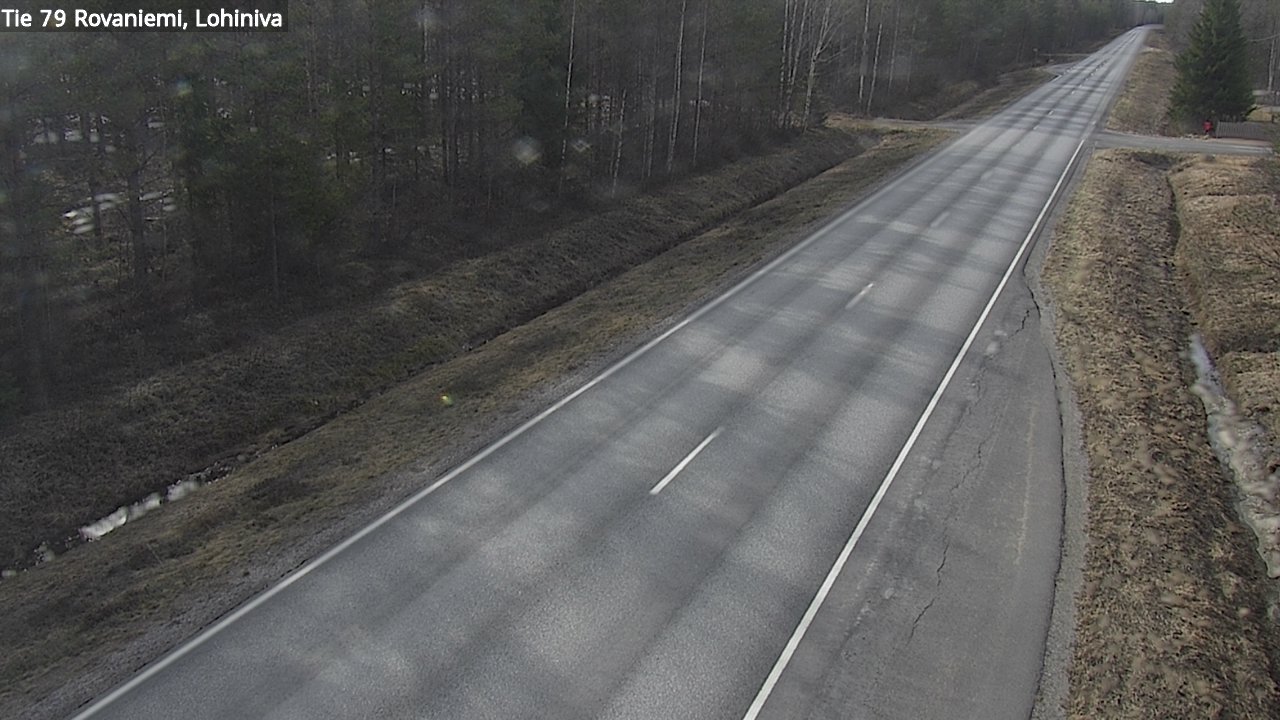 Weather Camera Image Road 79 Rovaniemi Lohiniva, Rovaniemi, Lappi