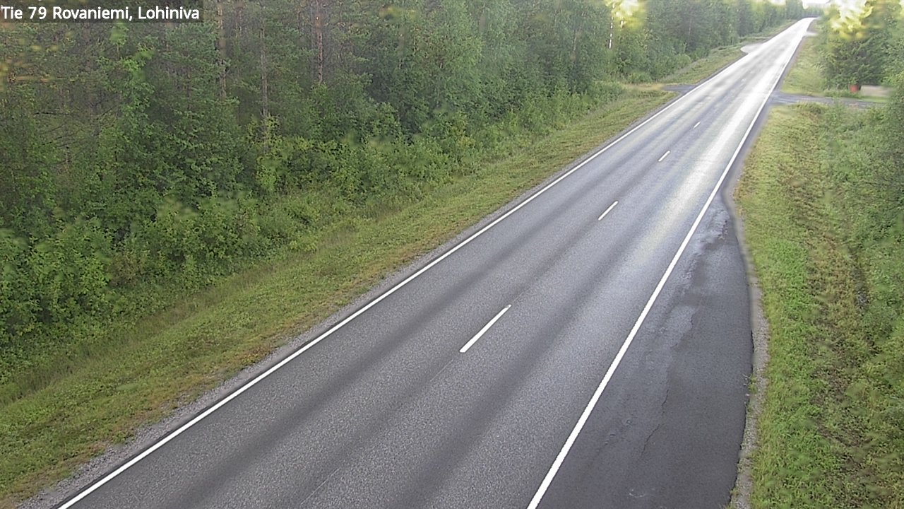 Weather Camera Image Road 79 Rovaniemi Lohiniva, Rovaniemi, Lappi