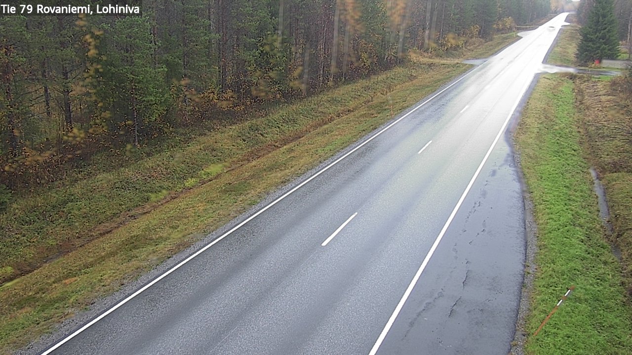 Weather Camera Image Road 79 Rovaniemi Lohiniva, Rovaniemi, Lappi