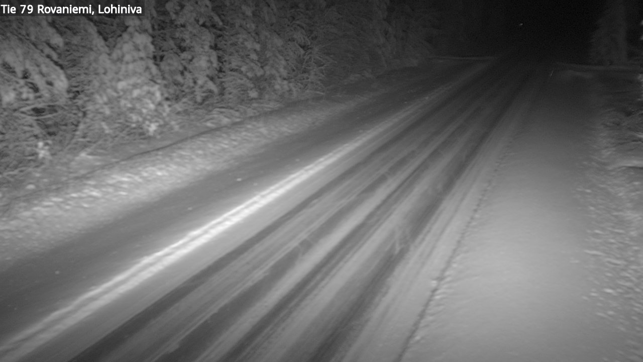 Weather Camera Image Road 79 Rovaniemi Lohiniva, Rovaniemi, Lappi